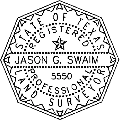Texas Registered Professional Land Surveyor seal — click to enlarge